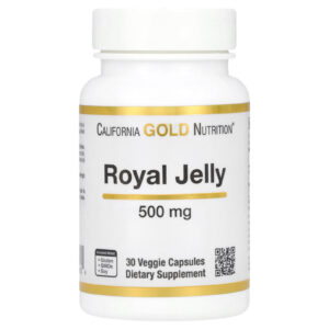 California Gold Nutrition Geleia Real 500 mg 30 Cápsulas Vegetais