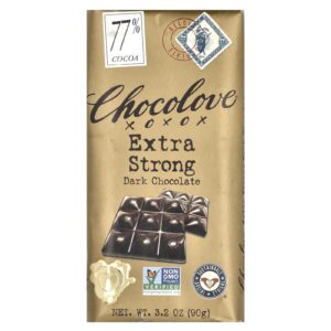 Chocolove Chocolate Amargo Extra Forte 77 Cacau 90 g (32 oz)