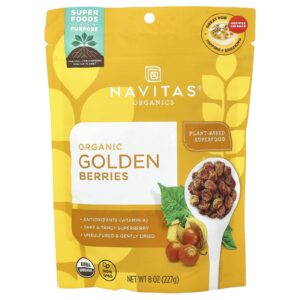 Navitas Organics Bagas Douradas Orgânicas 227 g (8 oz)