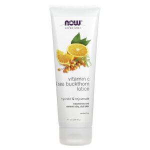 NOW Foods Loção de vitamina C e espinheiro marítimo 237 ml