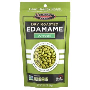 Seapoint Farms Edamame Torrado a Seco Wasabi 99 g (35 oz)