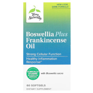 Terry Naturally Bosvélia e Óleo de Olíbano 60 Cápsulas Softgel