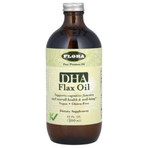 Flora Óleo de Linhaça DHA 500 ml (17 fl oz)