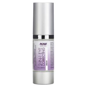 NOW Foods Solutions 2 in 1 Correcting Eye Cream 30 ml (1 fl oz)