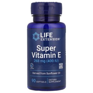 Life Extension Super Vitamina E 268 mg (400 UI) 90 Cápsulas Softgel