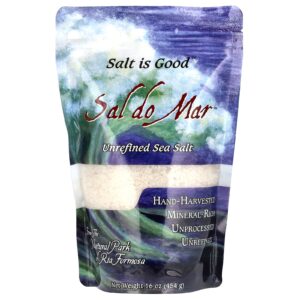 Mate Factor Sal do Mar Sal Marinho Não Refinado 454 g (16 oz)