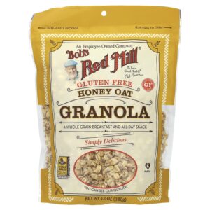 Bobs Red Mill Granola com Aveia e Mel Sem Glúten 12 oz (340g)