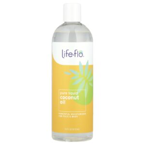 Life-flo Skin Care Óleo de côco fracionado 16 fl oz (473 ml)
