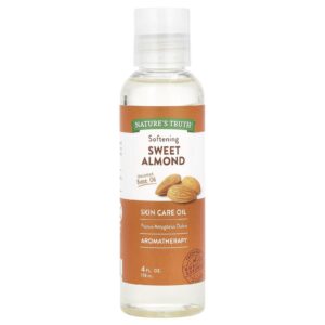 Natures Truth Óleo para Cuidados com a Pele Amêndoa Doce Suavizante Sem Perfume 118 ml (4 fl oz)