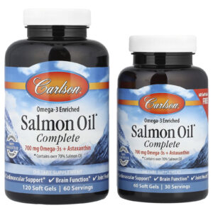 Carlson Óleo de Salmão Completo 180 Cápsulas Softgel