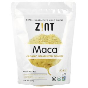 Zint Maca Gelatinizada Orgânica 454 g (16 oz)