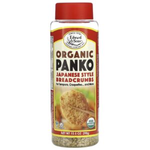 Edward & Sons Panko Orgânico Pão Ralado Estilo Japonês 298 g (105 oz)