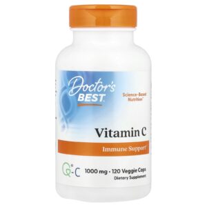 Doctors Best Vitamina C com Q-C 1.000 mg 120 Cápsulas Vegetais