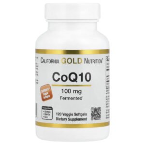 California Gold Nutrition CoQ10 100 mg 120 Cápsulas Softgel Vegetais