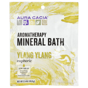 Aura Cacia Banho Mineral de Aromaterapia Eufórico Ylang-Ylang 709 g (25 oz)