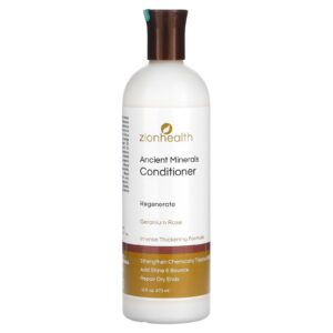 Zion Health Minerais Antigos Condicionador Gerânio e Rosa 473 ml (16 fl oz)