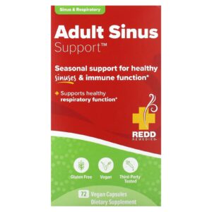 Redd Remedies Suporte Sinusal para Adultos 72 Cápsulas Veganas