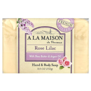 A La Maison de Provence Sabonete para Mãos e Corpo Lilás e Rosa 250 g (88 oz)