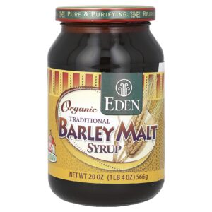 Eden Foods Xarope de Malte de Cevada Orgânico Tradicional 20 oz (566 g)