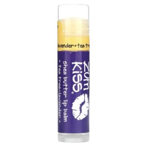 ZUM Zum Kiss Bálsamo Labial de Manteiga de Karité Melaleuca-Lavanda 015 oz