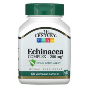 21st Century Complexo de Echinacea 60 Cápsulas Vegetarianas (125 mg por Cápsula)