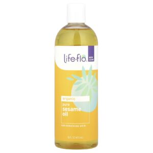 Life-flo Óleo de Gergelim Puro Orgânico 473 ml (16 fl oz)