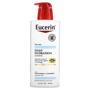 Eucerin Loção de Hidratação Diária FPS 15 Sem Perfume 500 ml (169 fl oz)