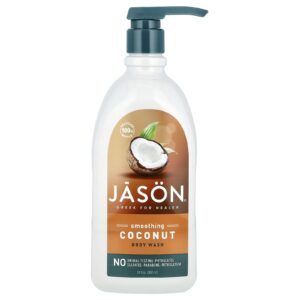 Jason Natural Sabonete Líquido Suavizante Coco 887 ml (30 fl oz)