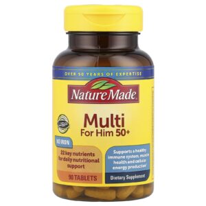Nature Made Multivitamínico para Ele 50+ 90 Comprimidos