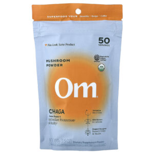 Om Mushrooms Superalimento em Pó Chaga 100 g (35 oz)