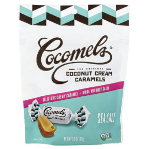 Cocomels Caramelos de Leite de Coco Sal Marinho 99 g (35 oz)