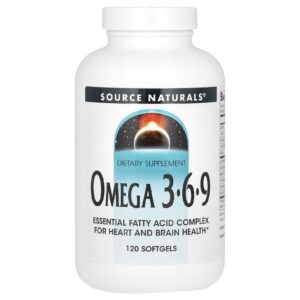 Source Naturals Ômega 3-6-9 120 Cápsulas Softgel