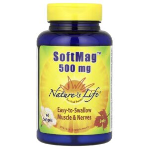 Natures Life SoftMag 500 mg 60 Cápsulas Softgel