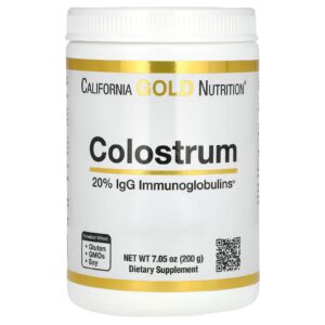 California Gold Nutrition Colostro em Pó Concentrado 200 g (705 oz)