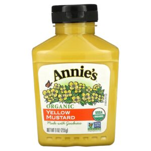 Annies Naturals Mostarda Amarela Orgânica 255 g (9 oz)