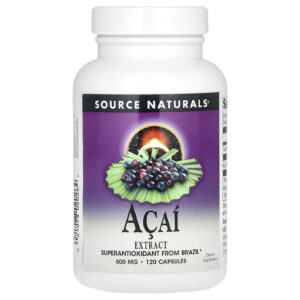 Source Naturals Extrato de Açaí 500 mg 120 Cápsulas