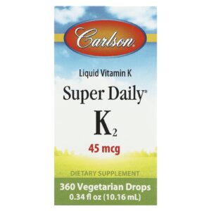Carlson Super Daily® K2 45 mcg 1016 ml (034 fl oz)