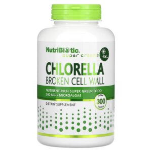NutriBiotic Chlorella 500 mg 300 Comprimidos Veganos