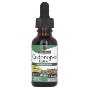 Natures Answer Extrato de Codonopsis Sem Álcool 1.000 mg 30 ml (1 fl oz)