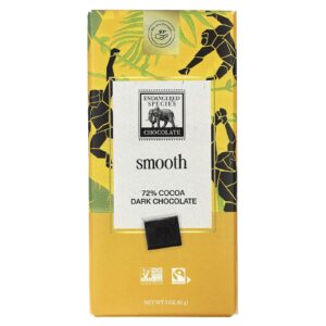 Endangered Species Chocolate Chocolate Amargo Suave 72% de Cacau 85 g (3 oz)