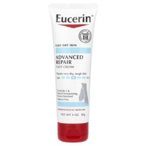 Eucerin Creme para os Pés de Reparo Avançado Sem Perfume 85 g (3 oz)