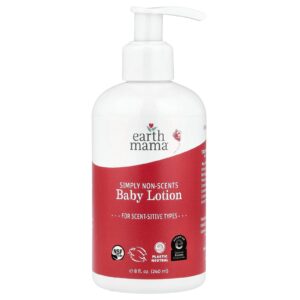 Earth Mama Loção para Bebês Simply Non-Scents 240 ml (8 fl oz)