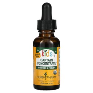 Herb Pharm Infantil Capitão Concentrado Sem Álcool 30 ml (1 fl oz)