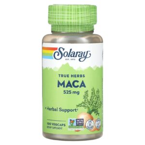 Solaray Verdadeiras Ervas Maca 525 mg 100 VegCaps