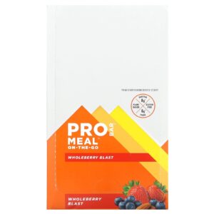 ProBar Barra Refeição On-The-Go Wholeberry Blast 12 Barras 3 oz (85 g) Cada