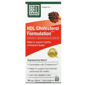 Bell Lifestyle Formulação de Colesterol HDL 30 Cápsulas Vegetais