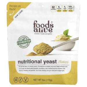 Foods Alive Superalimento Levedura Nutricional Não Fortificada 170 g (6 oz)