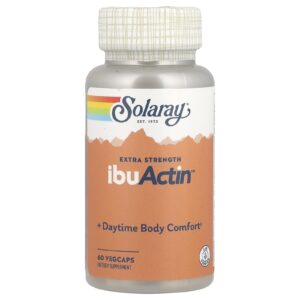 Solaray IbuActin™ Força Extra 60 VegCaps