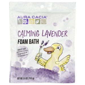 Aura Cacia Banho de Espuma Calmante Lavanda 709 g (25 oz)