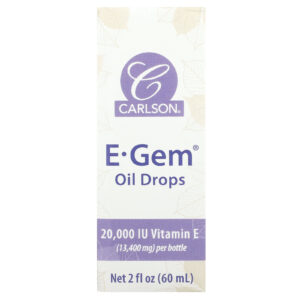 Carlson E•Gem Oil Drops 2 fl oz